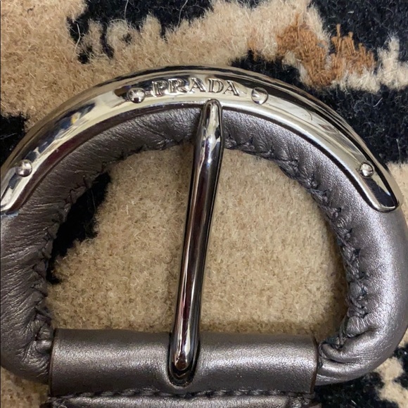 Vintage Prada Leather Belt - Picture 5 of 5